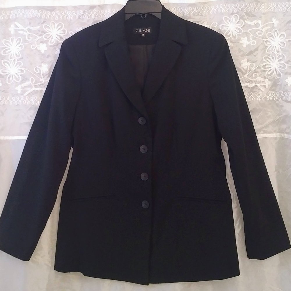 Classic Black Pant Suit, Perfect for Office! Size 8-10